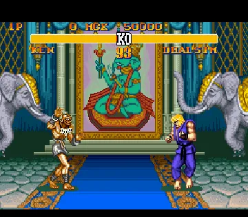 Street Fighter II Turbo (USA) (Rev 1) screen shot game playing